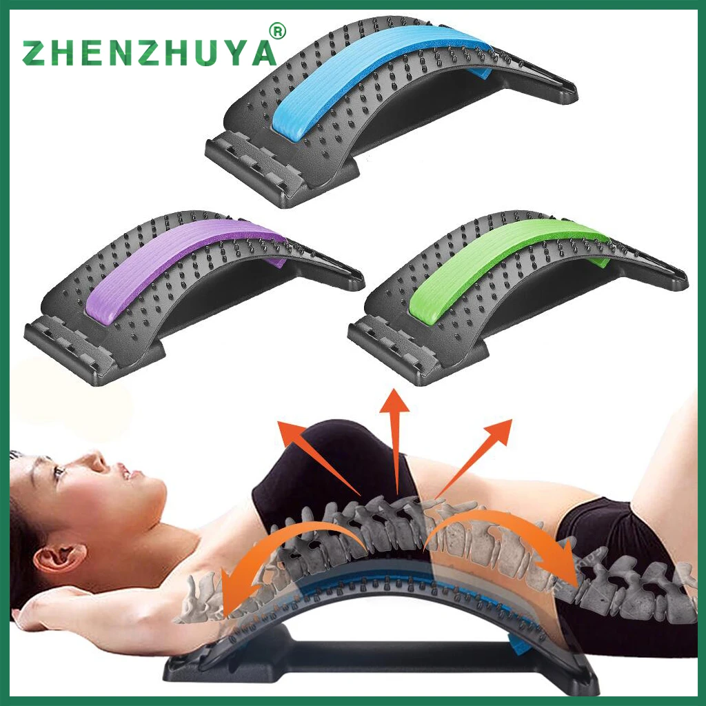 Back Massager Stretcher Equipment Massage Tools Massageador Magic Stretch Fitness Lumbar Support Relaxation Spine Pain Relief |