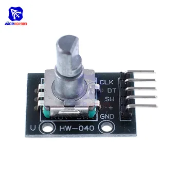 diymore KY-040 Rotary Encoder Module Brick Sensor 5 Pin Development Board Module for Arduino
diymore KY-040 Rotary Encoder Module Brick Sensor 5 Pin Development Board Module for Arduino