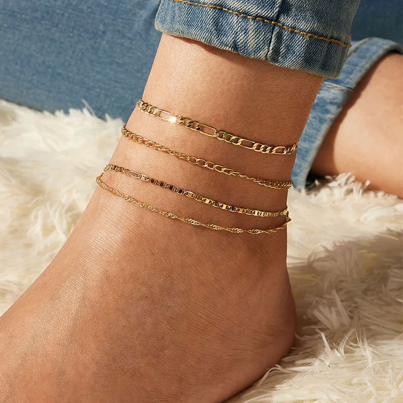 17KM Bohemian Crystal Shell Anklets for Women Colorful Stone Anklet Multilayer Foot Bracelet on Leg Beach Turtle Anklet Jewelry 17KM Bohemian Crystal Shell Anklets for Women Colorful Stone Anklet Multilayer Foot Bracelet on Leg Beach Turtle Anklet Jewelry
