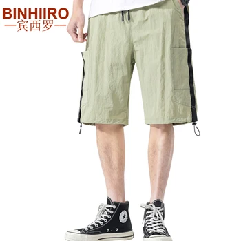 Fashion Men's Multi-Pocket Shorts Light Breathable Streetwear Solid Color Striped Cargo Pants Loose New Straight Casual Shorts
Fashion Men's Multi-Pocket Shorts Light Breathable Streetwear Solid Color Striped Cargo Pants Loose New Straight Casual Shorts