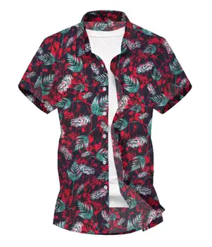 Social Floral Shirt for Man Party Beach Hawaii Shirt Men Leisure Plain Short sleeve Summer Red Green
Social Floral Shirt for Man Party Beach Hawaii Shirt Men Leisure Plain Short sleeve Summer Red Green