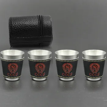 28/30/70ml Mini Stainless Steel Shot Wine Cup Vodka Cup Portable Personalized 4pcs Shot Glasses Set
28/30/70ml Mini Stainless Steel Shot Wine Cup Vodka Cup Portable Personalized 4pcs Shot Glasses Set