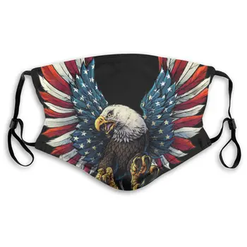 American Flag Masks With filter Washable & Reusable Anti Dust Breathable Mask With Adjustable Ear Loops
American Flag Masks With filter Washable & Reusable Anti Dust Breathable Mask With Adjustable Ear Loops
