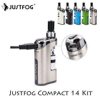Justfog Compact 14 Kit Compact14 Electronic Cigarette Box MOD 1500mah Battery Vape with 1.8ml Q14 Clearomizer Tank vs Q16/Q14
Justfog Compact 14 Kit Compact14 Electronic Cigarette Box MOD 1500mah Battery Vape with 1.8ml Q14 Clearomizer Tank vs Q16/Q14