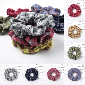 Women Fashion Plaid Scrunchie Girls High Quality Ponytail Holder Hair Scrunchies Elastic Cotton Cloth Hair Ring Hair Accessoires
Women Fashion Plaid Scrunchie Girls High Quality Ponytail Holder Hair Scrunchies Elastic Cotton Cloth Hair Ring Hair Accessoires
