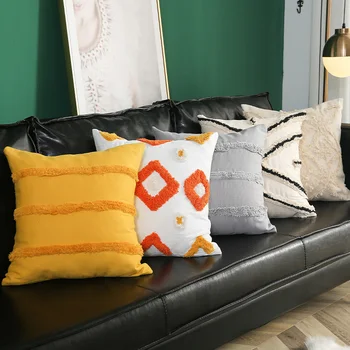 Orange Embroidery Cushion Cover Yellow Grey Strip Cotton Canvas Home Decoration Pillow Cover Sofa Pillowcase Pillow Sham 30x50cm
Orange Embroidery Cushion Cover Yellow Grey Strip Cotton Canvas Home Decoration Pillow Cover Sofa Pillowcase Pillow Sham 30x50cm