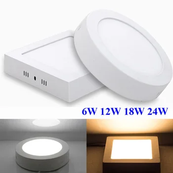 Lighting LED Panel No Dimmable LED Downlight 6W 12W 18W 24W Mini Square Round Surface Mounted LED Ceiling lamp for Home Kitchen
Lighting LED Panel No Dimmable LED Downlight 6W 12W 18W 24W Mini Square Round Surface Mounted LED Ceiling lamp for Home Kitchen