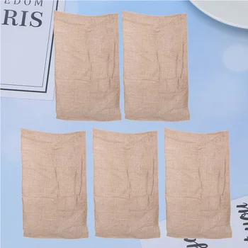 5pcs Vegetable Bags Multi-functional Jute Woven Bag Grain Fruits Vegetables Storage Pouches
5pcs Vegetable Bags Multi-functional Jute Woven Bag Grain Fruits Vegetables Storage Pouches