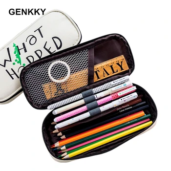 Pencil Case Large Capacity Pencil bag Double Layer Multifunction Pen Box Bag For Boys Girls Gifts Office School Supplies 
Pencil Case Large Capacity Pencil bag Double Layer Multifunction Pen Box Bag For Boys Girls Gifts Office School Supplies