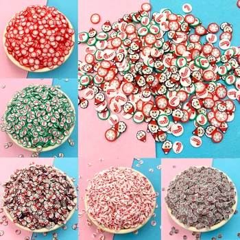 50g Polymer Soft Clay Christmas Santa Claus Crutch Snowflake Slices Sprinkles for Crafts DIY Making Slime Nail Art Stickers
50g Polymer Soft Clay Christmas Santa Claus Crutch Snowflake Slices Sprinkles for Crafts DIY Making Slime Nail Art Stickers