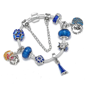 Dinglly Elsa And Anna Charm Bracelets For Women Girl Original Cold Blue Ice Crystal Beaded Bracelet Bangle New Jewelry Gift
Dinglly Elsa And Anna Charm Bracelets For Women Girl Original Cold Blue Ice Crystal Beaded Bracelet Bangle New Jewelry Gift