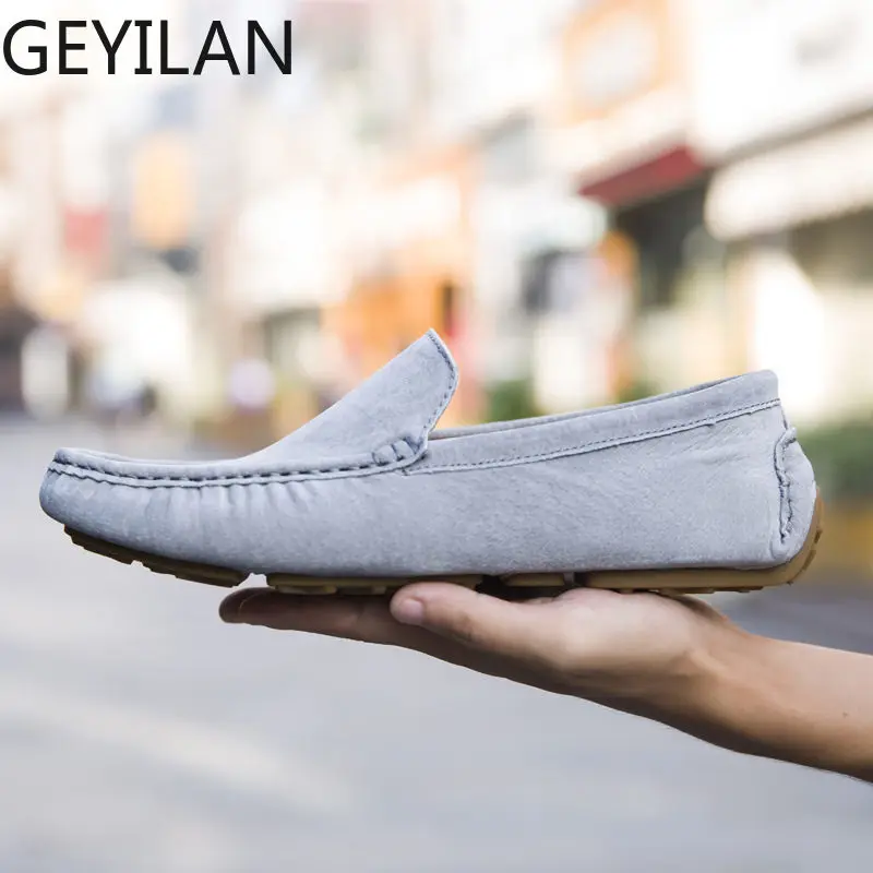 Brand Fashion Soft Moccasins Men Loafers High Quality Genuine Leather Shoes Mens Flats Suede Driving Shoes
Brand Fashion Soft Moccasins Men Loafers High Quality Genuine Leather Shoes Mens Flats Suede Driving Shoes