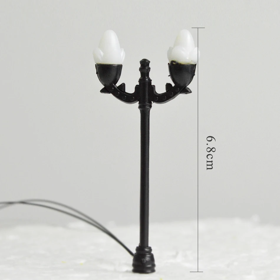 6.8cm Height Model Garden Light For Architectural Landscape Model Scale Ajustable Lamppost Model For Train Layout Adult Kids Kit
6.8cm Height Model Garden Light For Architectural Landscape Model Scale Ajustable Lamppost Model For Train Layout Adult Kids Kit