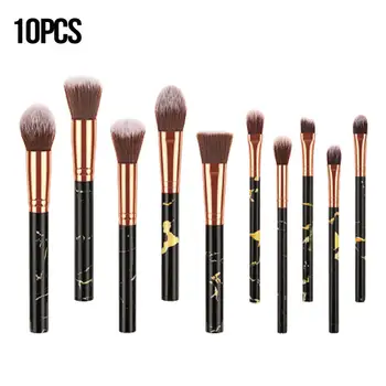 10 Pcs/Set Marble Pattern Makeup Brush For Powder Foundation Eyeshadow Lip Makeup Brushes Set Kit With Bag Cosmetic Tools
10 Pcs/Set Marble Pattern Makeup Brush For Powder Foundation Eyeshadow Lip Makeup Brushes Set Kit With Bag Cosmetic Tools
