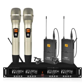 Professional UHF Wireless Microphone 2 Lavalier Microphone 2 Handheld Microphone Stage Performance Microphone Wireless 
Professional UHF Wireless Microphone 2 Lavalier Microphone 2 Handheld Microphone Stage Performance Microphone Wireless