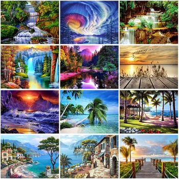 DIY Scenery 5D Diamond Painting Full Round Rhinestones Landscape Diamond Embroidery Cross Stitch Resin Home Decor Wall Art 
DIY Scenery 5D Diamond Painting Full Round Rhinestones Landscape Diamond Embroidery Cross Stitch Resin Home Decor Wall Art