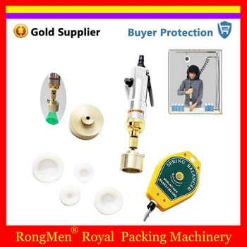 Pneumatic Bottle Capping Machine Hand Held Screwing Capper Manual Driver Cover Manual Model Bottle Lid Tifgter Free Shipping 
Pneumatic Bottle Capping Machine Hand Held Screwing Capper Manual Driver Cover Manual Model Bottle Lid Tifgter Free Shipping