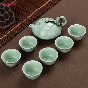 JIA-GUI LUO 7 pieces 1 set Tea Set Tea Cup Household Teapot Ceramic Tea Set Office Tea House Supplies J001
JIA-GUI LUO 7 pieces 1 set Tea Set Tea Cup Household Teapot Ceramic Tea Set Office Tea House Supplies J001