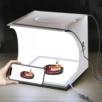 PULUZ Mini Folding Studio 20 * 20cm 8 Softbox Light Box with LED Light Black White Photography Background Photo Studio
PULUZ Mini Folding Studio 20 * 20cm 8 Softbox Light Box with LED Light Black White Photography Background Photo Studio