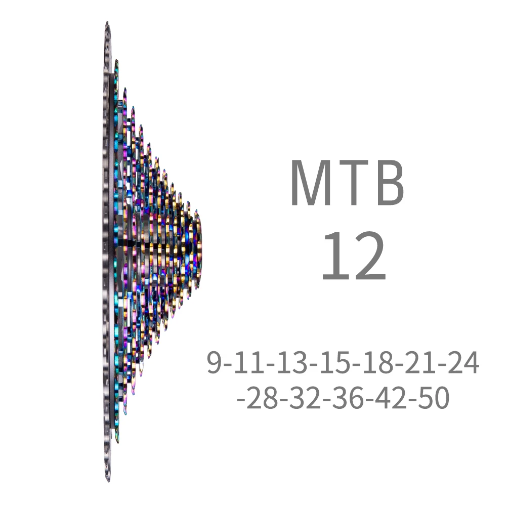 ZTTO MTB 12 Speed 9T 50T Cassette Ultimate XD Cassette Rainbow K7 375g 12V ULT Cassette Ultralight 12s Cassette 1299 k7 sprocket
ZTTO MTB 12 Speed 9T 50T Cassette Ultimate XD Cassette Rainbow K7 375g 12V ULT Cassette Ultralight 12s Cassette 1299 k7 sprocket