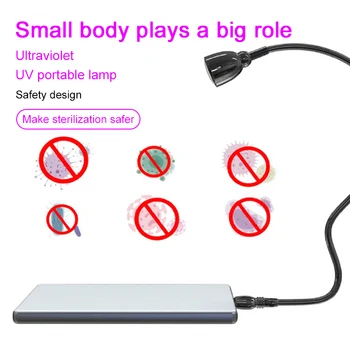 New Hot Portable Sterilize UV-C Light Germicidal Lamp UV Lamp Home Handheld Bacterium Removable USB Disinfection UV Lamp
New Hot Portable Sterilize UV-C Light Germicidal Lamp UV Lamp Home Handheld Bacterium Removable USB Disinfection UV Lamp