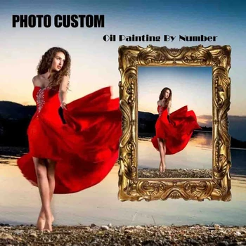 HUACAN DIY Oil Painting By Numbers Photo Custom Kits Drawing Canvas Pictures By Number Photos Portrait Wall Art Home Decoration
HUACAN DIY Oil Painting By Numbers Photo Custom Kits Drawing Canvas Pictures By Number Photos Portrait Wall Art Home Decoration