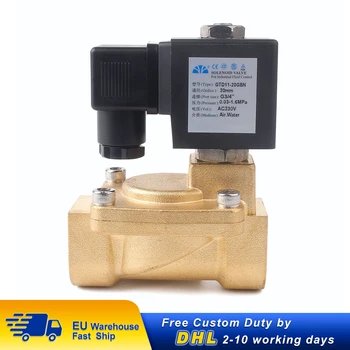 Solenoid Valve G 3/4" G1/2" for industrial air water fluid control IP65 fully enclosed coil AC 230V Normally Closed N/C 16Bar
Solenoid Valve G 3/4" G1/2" for industrial air water fluid control IP65 fully enclosed coil AC 230V Normally Closed N/C 16Bar