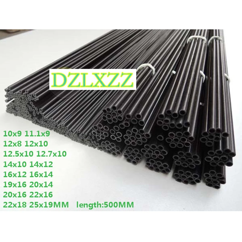 2pc Carbon Fiber Tube Hollow Rod 10mm/11.1mm/12mm/14mm/16mm/19mm/20mm/22MM/25MM for Quadcopter Multicoptor Length 500mm
2pc Carbon Fiber Tube Hollow Rod 10mm/11.1mm/12mm/14mm/16mm/19mm/20mm/22MM/25MM for Quadcopter Multicoptor Length 500mm