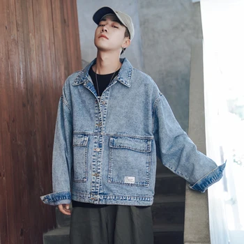 2019 Winter New Korean Version Of European And American Style Retro Loose Casual High Quality Denim Jacket Streetwear
2019 Winter New Korean Version Of European And American Style Retro Loose Casual High Quality Denim Jacket Streetwear