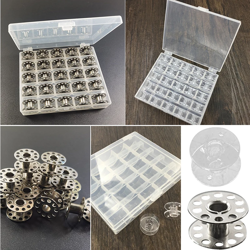 25pcs Sewing Machine Bobbins Spools Empty Bobbins Spools Sewing Machine With Plastic Storage Box Home Sewing Accessories Tools
25pcs Sewing Machine Bobbins Spools Empty Bobbins Spools Sewing Machine With Plastic Storage Box Home Sewing Accessories Tools