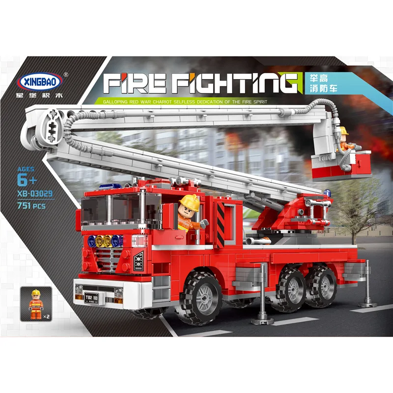XINGBAO Xb03028 Compatible Le High Small Particles Super Fire Truck Series Children Assembled Building Blocks Toy
XINGBAO Xb03028 Compatible Le High Small Particles Super Fire Truck Series Children Assembled Building Blocks Toy