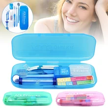 

Professional Orthodontic Toothbrush Interdental Brush Floss Brace Protection Wax Mirror Oral Care Tools Kit Portable