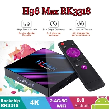 H96 Android TV Box H96 Max-3318 USB3.0 for Network Media Player RK3318 2.4G/5G WiFi Bluetooth 1080P Spain h96 max Android tv box
H96 Android TV Box H96 Max-3318 USB3.0 for Network Media Player RK3318 2.4G/5G WiFi Bluetooth 1080P Spain h96 max Android tv box