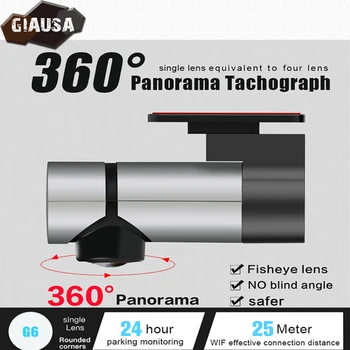 Dash Cam Car DVR Camera WiFi 360-degree Panoramic Shooting Full HD 1080P Night Vision Dash Camera G-sensor Auto Video Recorder
Dash Cam Car DVR Camera WiFi 360-degree Panoramic Shooting Full HD 1080P Night Vision Dash Camera G-sensor Auto Video Recorder