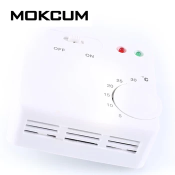 Electric Film Temperature Controller Switch 18A 5C-30C Internal Sensor Regulator Floor Heating Thermostat
Electric Film Temperature Controller Switch 18A 5C-30C Internal Sensor Regulator Floor Heating Thermostat