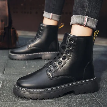 2021 luxury designer autumn and winter new hot sale Martin boots men's British style black leather boots high-top boots
2021 luxury designer autumn and winter new hot sale Martin boots men's British style black leather boots high-top boots