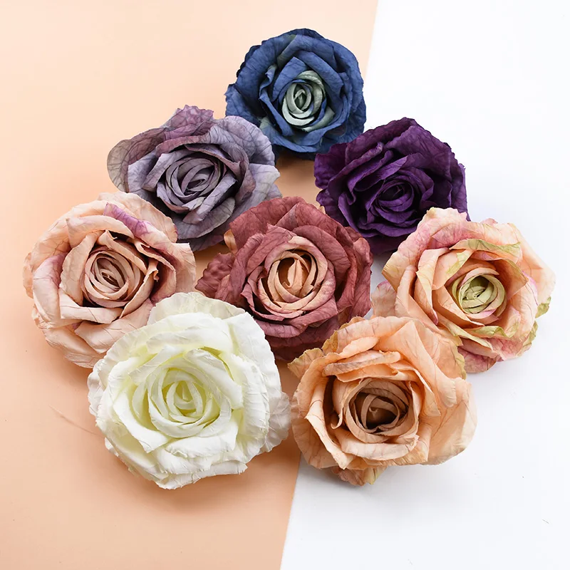 30/50pcs 9CM Silk roses Artificial flowers Christmas decorations for home DIY Gifts Wedding flowers wall Candy box Scrapbooking
30/50pcs 9CM Silk roses Artificial flowers Christmas decorations for home DIY Gifts Wedding flowers wall Candy box Scrapbooking