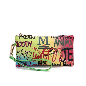 2020 New Handbag Women's New Graffiti Print Lady Hand-held Bag Letter Wallet Long. Day Clutches Shoulder Bag Purses and Handbags
2020 New Handbag Women's New Graffiti Print Lady Hand-held Bag Letter Wallet Long. Day Clutches Shoulder Bag Purses and Handbags