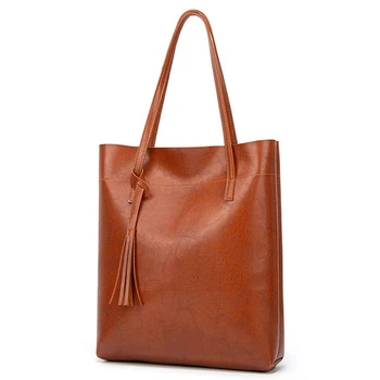 Soft Leather Handbag Women's Shoulder Bag Large Capacity Tassel Handbag
Soft Leather Handbag Women's Shoulder Bag Large Capacity Tassel Handbag