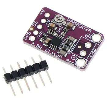 MCU-832 PAM8302 2.5W Class D Single Channel Solo Audio Amplifier Board Amp Module Development Tools For Arduino
MCU-832 PAM8302 2.5W Class D Single Channel Solo Audio Amplifier Board Amp Module Development Tools For Arduino