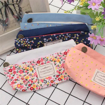 3 Colors Available Floral Canvas Pencil Case Bag School Supplies Large Capacity Zipper Pen Bag Stationery Makeup Organizer
3 Colors Available Floral Canvas Pencil Case Bag School Supplies Large Capacity Zipper Pen Bag Stationery Makeup Organizer