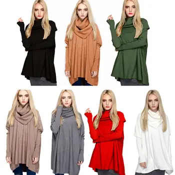 Womens Oversized Pullover Sweater Cowl Neck Batwing Long Sleeve Knit Tunic Top M6CD
Womens Oversized Pullover Sweater Cowl Neck Batwing Long Sleeve Knit Tunic Top M6CD