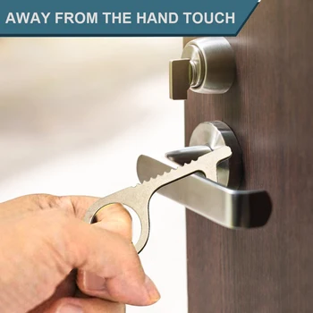 Safety Door Handle Hygiene Hand Antimicrobial Door Opener Non Contact EDC Elevator Handle Key Bus Handle Press Elevator Helper
Safety Door Handle Hygiene Hand Antimicrobial Door Opener Non Contact EDC Elevator Handle Key Bus Handle Press Elevator Helper