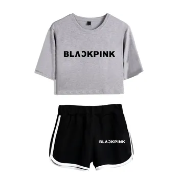 Women Two Piece Outfits BLACKPINK Crop Top and Shorts Set Popular Album Tracksuit Women New Plus Size Two Piece Pants Set
Women Two Piece Outfits BLACKPINK Crop Top and Shorts Set Popular Album Tracksuit Women New Plus Size Two Piece Pants Set