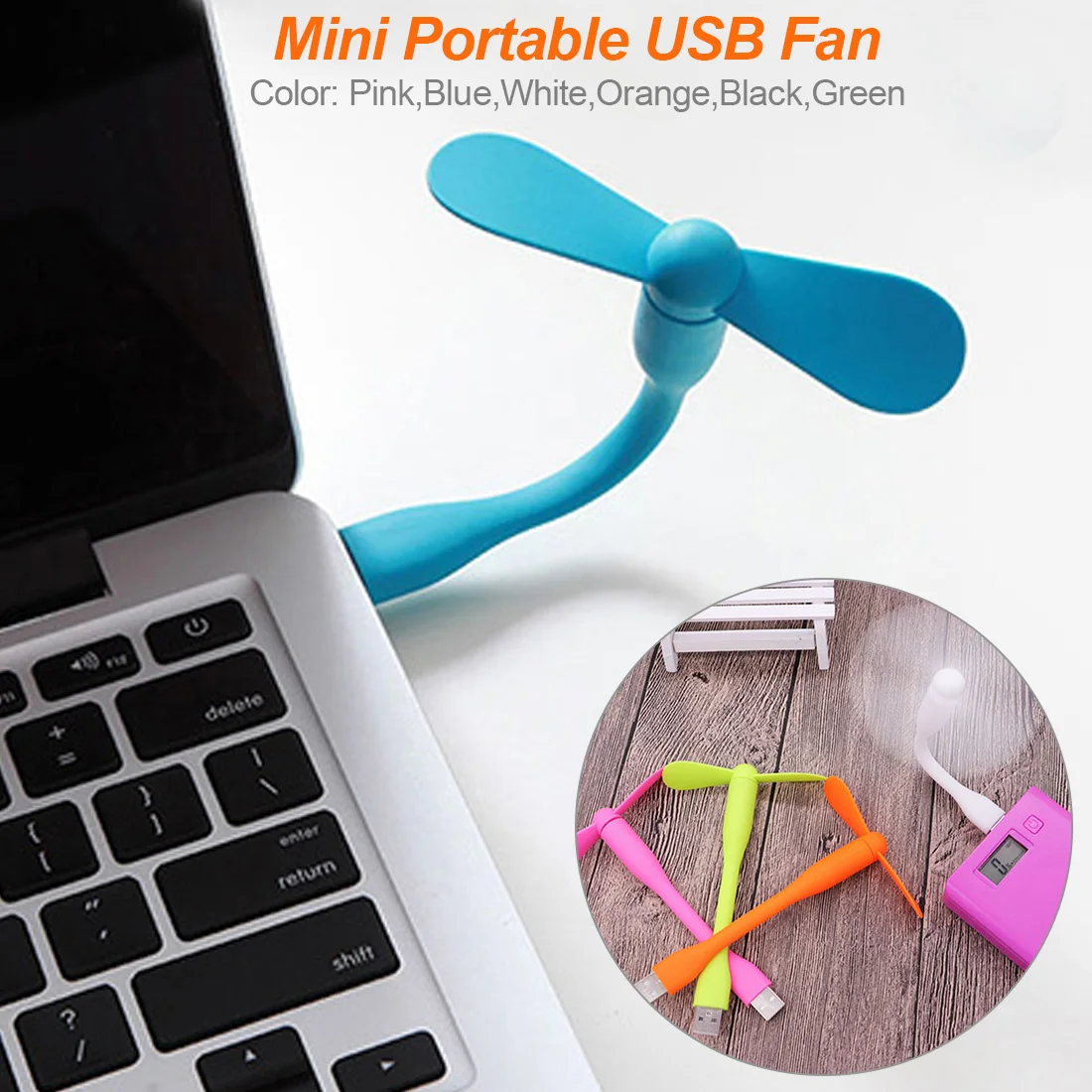 USB Fan Portable Flexible Mini USB Fan Low Power Bendable Removable For Mobile Power/PC/Laptop/OTG/Charger
USB Fan Portable Flexible Mini USB Fan Low Power Bendable Removable For Mobile Power/PC/Laptop/OTG/Charger