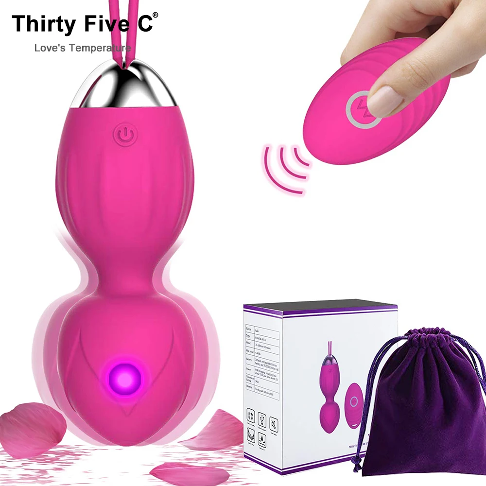 

10 Speed Remote Control Kegel Ball Vaginal Tight Exercise Vibrating Eggs Geisha Ball Ben Wa Balls Vibrator Sex Toy For Women