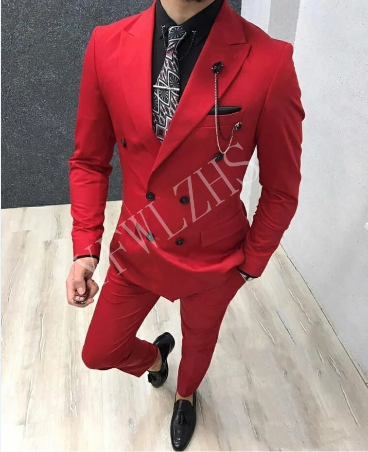 New Arrival Double-Breasted Groomsmen Peak Lapel Groom Tuxedos Men Suits Wedding/Prom Best Man Blazer ( Jacket+Pants+Tie)A22
New Arrival Double-Breasted Groomsmen Peak Lapel Groom Tuxedos Men Suits Wedding/Prom Best Man Blazer ( Jacket+Pants+Tie)A22