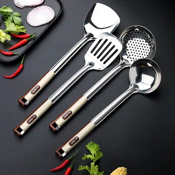 Stainless Steel Kitchen Cooking Tool Sets Turners Spatula Spoon Shovel Colander Pasta Rice Scoop Cooking Tool Set
Stainless Steel Kitchen Cooking Tool Sets Turners Spatula Spoon Shovel Colander Pasta Rice Scoop Cooking Tool Set