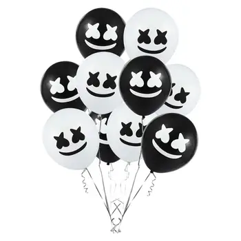 10pcs 12inch mask balloons white black Electronic producer DJ mask music Festival decoration Latex balloons Marshmello balloons
10pcs 12inch mask balloons white black Electronic producer DJ mask music Festival decoration Latex balloons Marshmello balloons
