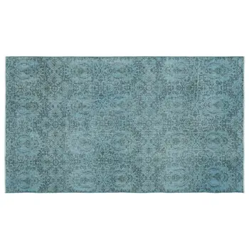 Handmade Blue Vintage Overdyed Turkish Area Rug 155x276 Cm-5'1''X9'1'' 
Handmade Blue Vintage Overdyed Turkish Area Rug 155x276 Cm-5'1''X9'1''